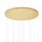 Cwi Lighting Andes LED Multi Light Pendant With Satin Gold Finish 1103P20-13-602 - alternate 5